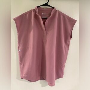 Limited Edition FIGS Mineral Mauve Rafaela Top - XS